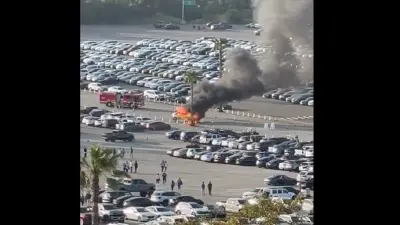 A fire