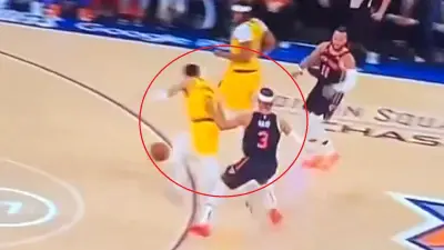 Josh Hart pushes Tyrese Haliburton