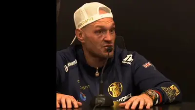Tyson Fury talking