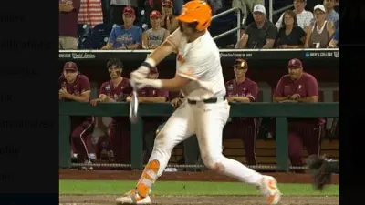 Blake Burke checked his swing