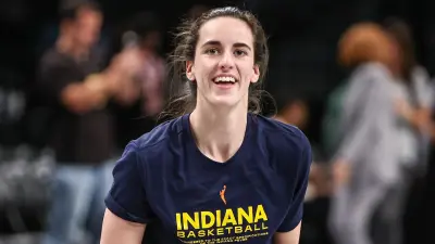 Caitlin Clark smiles