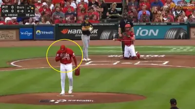 Hunter Greene on the mound