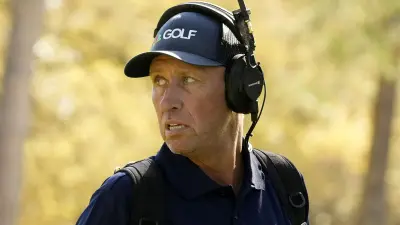 Jim Bones Mackay with a headset on