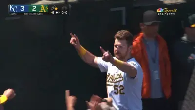 Kyle McCann saluting