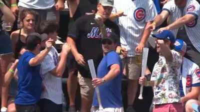 Wrigley Field Mets fan