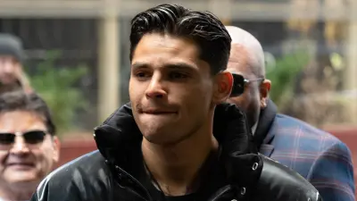 Ryan Garcia in a jacket