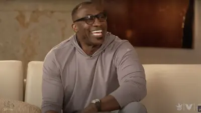 Shannon Sharpe laughing