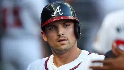 Austin Riley in a helmet