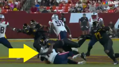 Jacoby Brissett on the ground