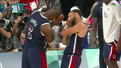 Steph Curry Olympic celebration