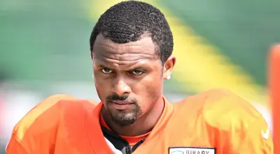 Deshaun Watson looks on