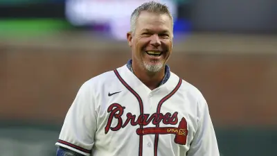 Chipper Jones smiles