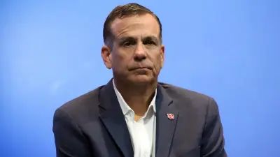 Mark Harlan at a press conference