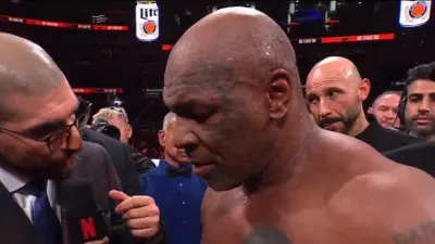 Mike Tyson talking
