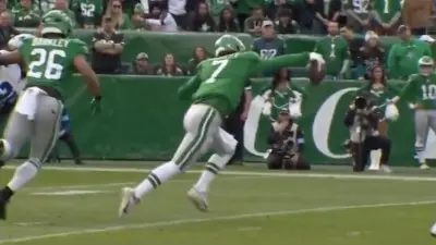 Kenny Pickett fumbles on a pass attempt