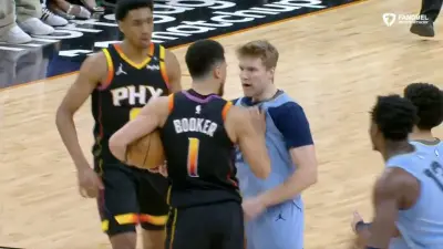 Suns' Devin Booker and Grizzlies' Cam Spencer getting heated