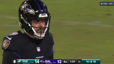 Justin Tucker unhappy