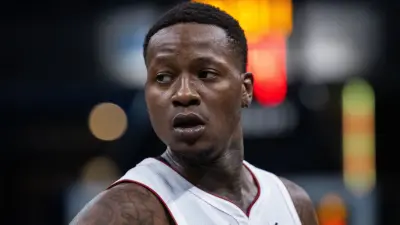 Terry Rozier looks on