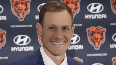 Ben Johnson smiling at his press conference