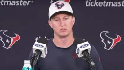 Bobby Slowik in a press conference