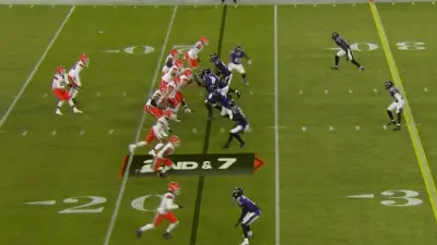 The Ravens against the Browns
