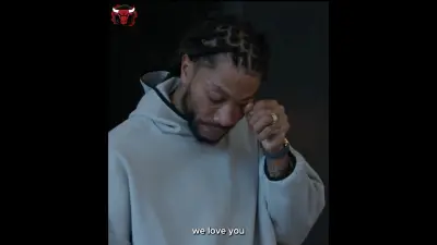 Derrick Rose crying