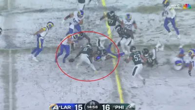 Kyren Williams loses a fumble