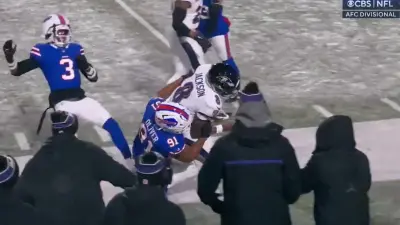 Lamar Jackson non flag