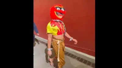 Mack Hollins dressed as Animal