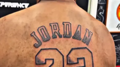 A Michael Jordan tattoo