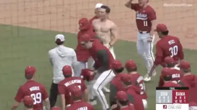 Alabama celebrates after a comeback win