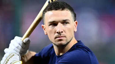 Alex Bregman holding a bat