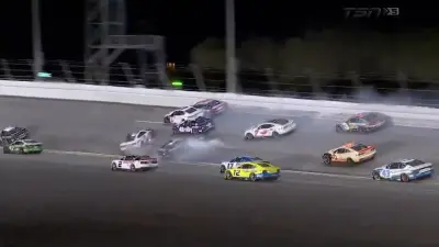 Cars crash on final lap of 2025 Daytona 500
