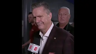 John Calipari giving an interview