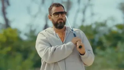 Adam Sandler in the new Happy Gilmore trailer