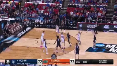 UConn hits a shot at the buzzer