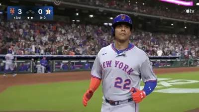 Juan Soto celebrating his first home run in a Mets uniform
