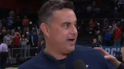 Sean Miller giving an interview