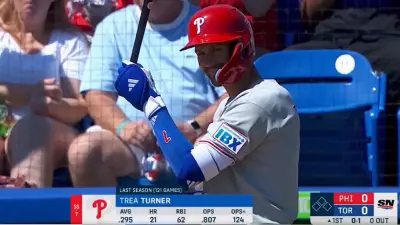 Trea Turner grins