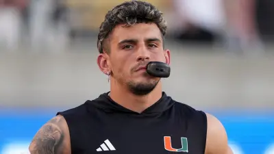 Xavier Restrepo with a mouthpiece in