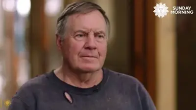 Bill Belichick during an interview with CBS