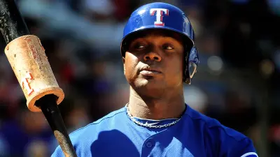 Esteban Germán gets ready to hit