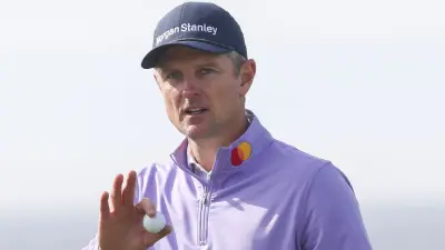 Justin Rose acknowledges the crowd