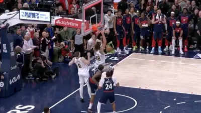 Aaron Gordon dunking during Game 4 of Nuggets-Clippers