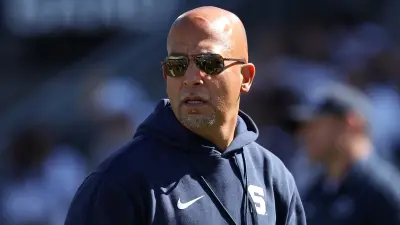 James Franklin looking on before a game