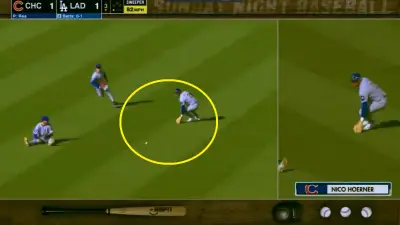 A Nico Hoerner interview in the middle of live play