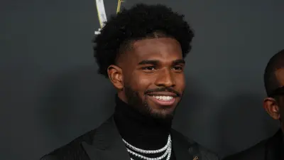 Shedeur Sanders smiles