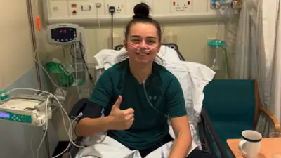 Georgia OConnor in the hospital