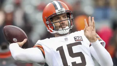 Joe Flacco delivers a pass
