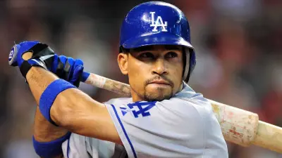 Rafael Furcal warms up for an at-bat